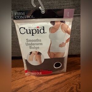 Fall In Love with Cupid No Side Show Camisole Women's Large Black NWT